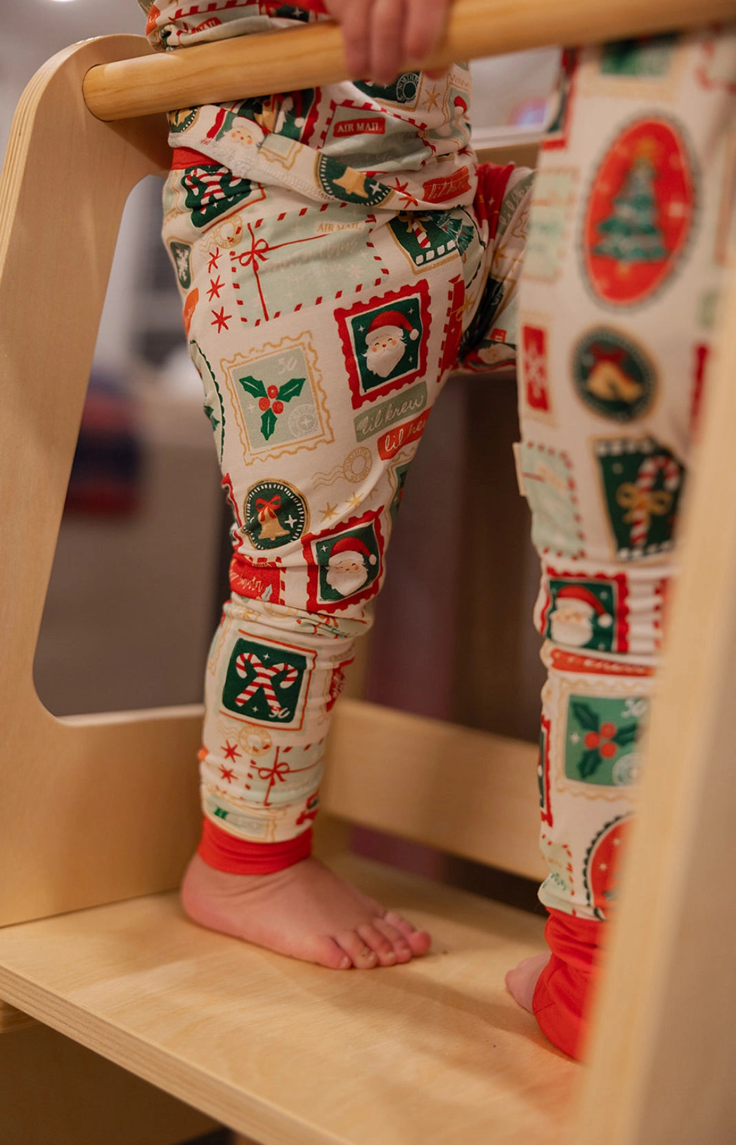 LETTERS TO SANTA TWO PIECE BAMBOO PAJAMAS