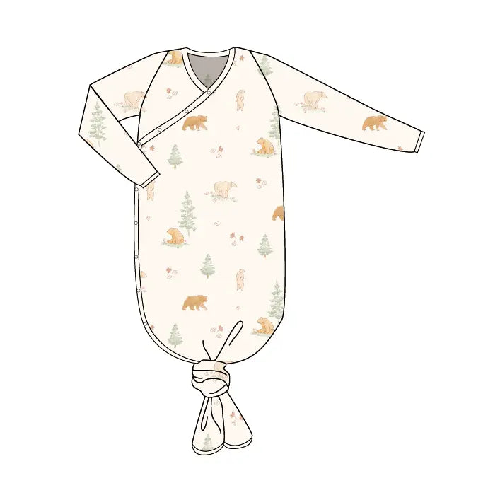 SPRING BEAR KNOTTED GOWN