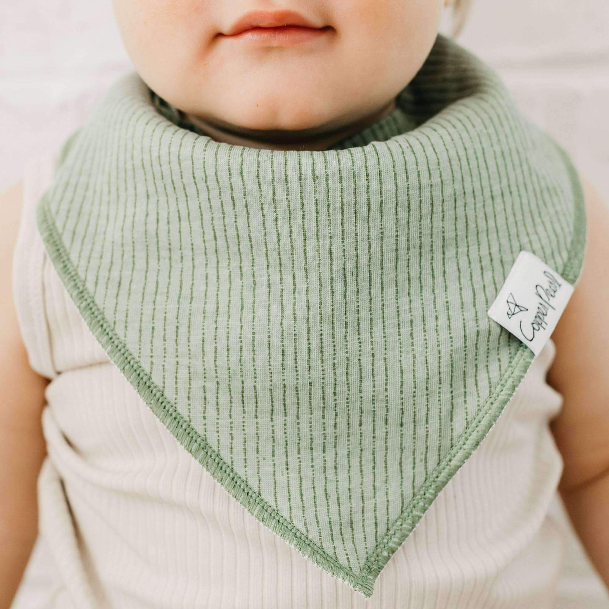 BABY BANDANA BIBS - PEANUT