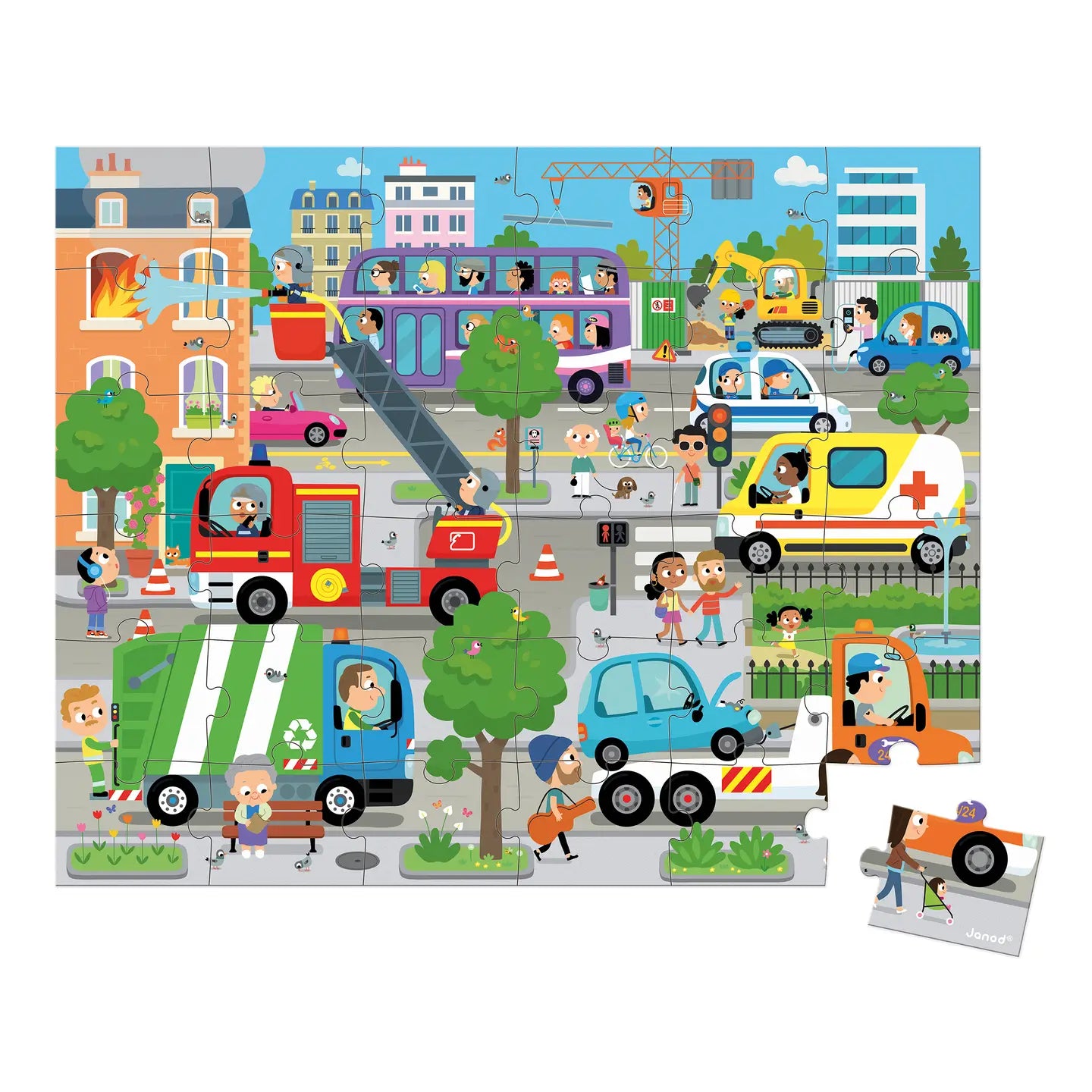 CITY PUZZLE - 36 PCS