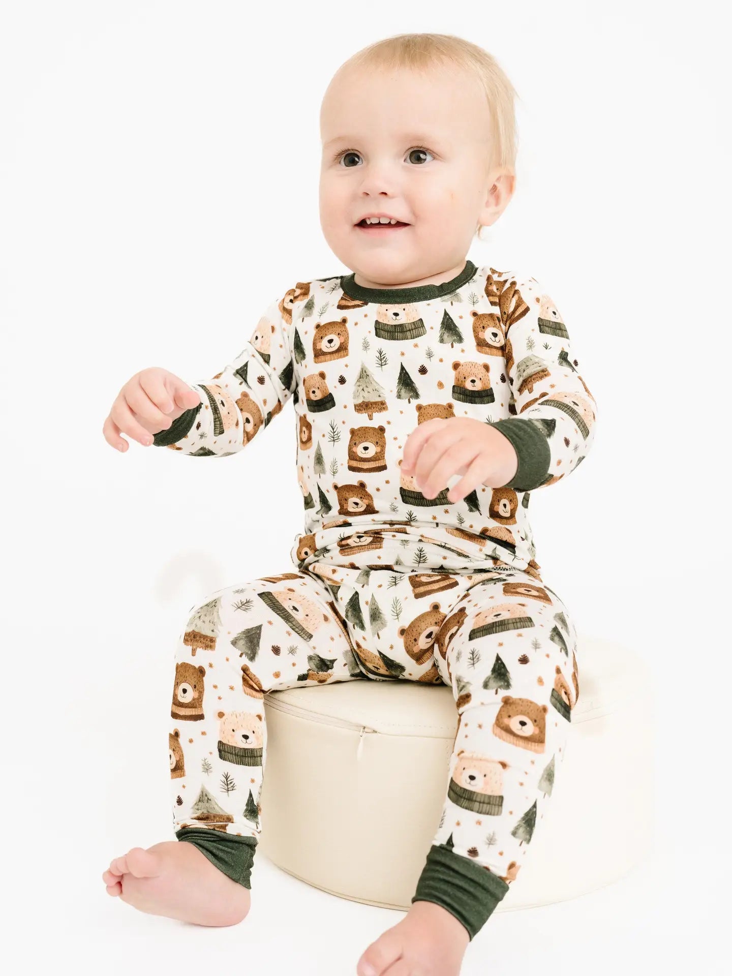 WINTER BEARS BAMBOO SET
