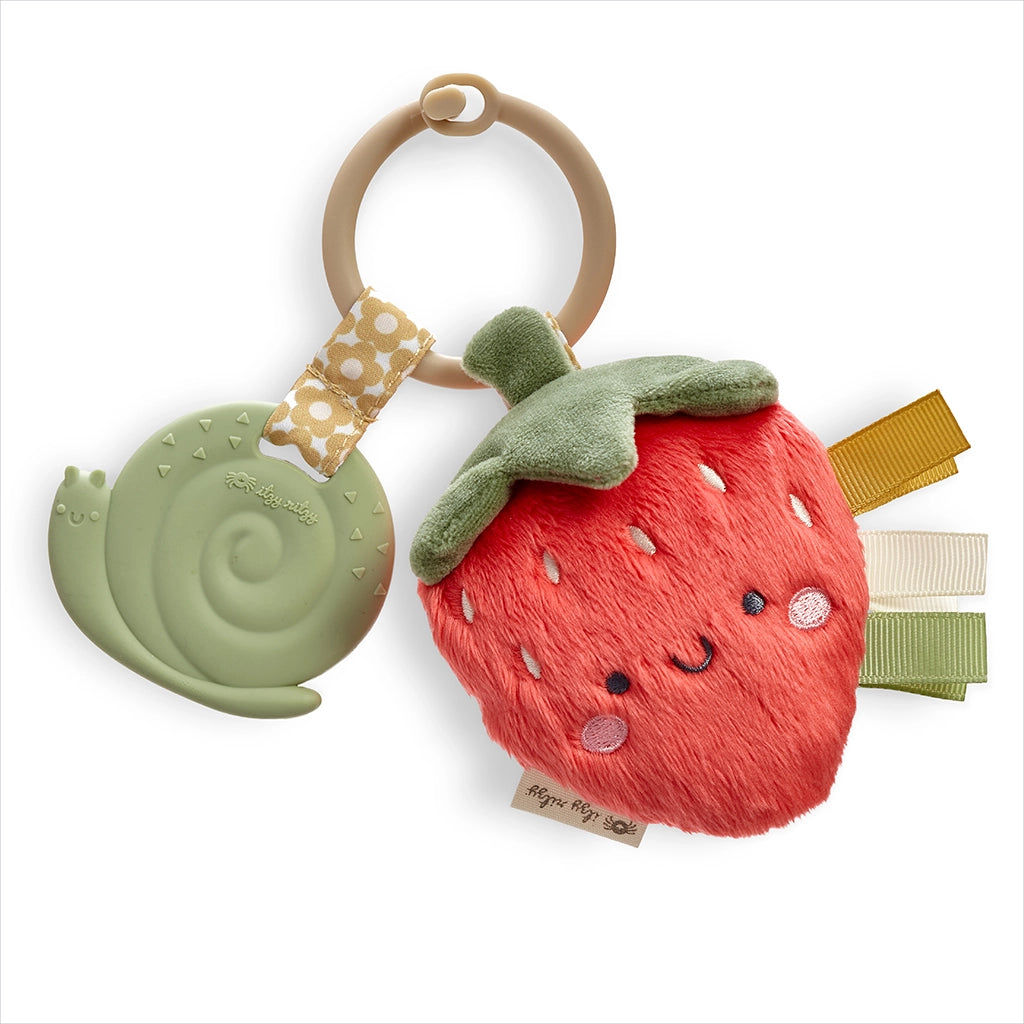 STRAWBERRY - ITZY PAL PLUSH + TEETHER