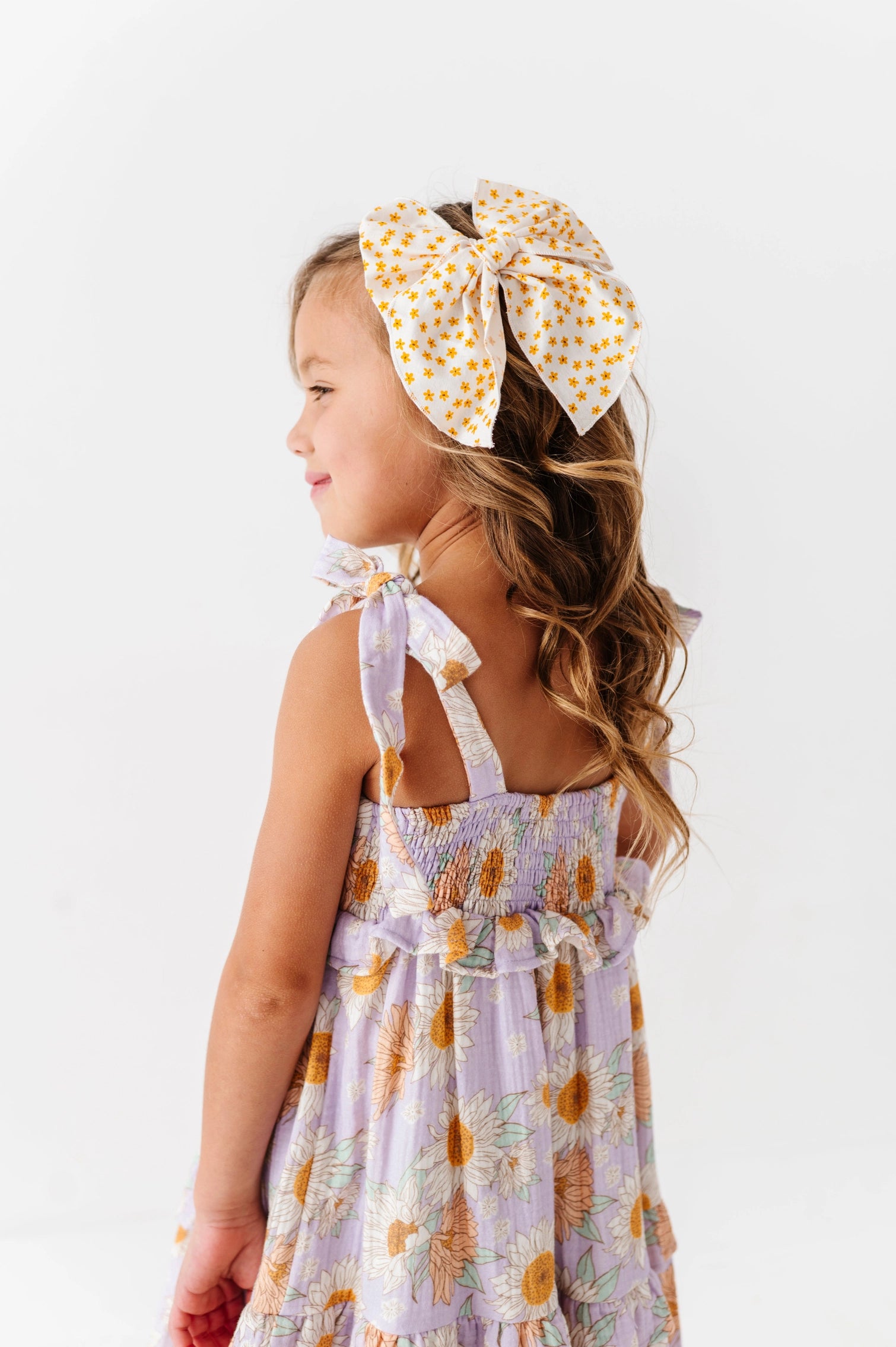 SUNFLOWER STRAPPY DRESS