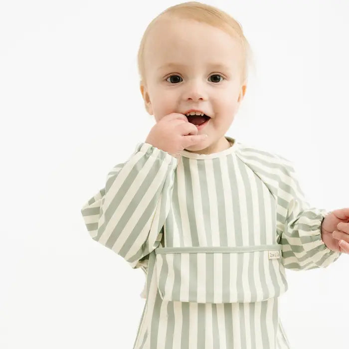 MINTY STRIPE BIB