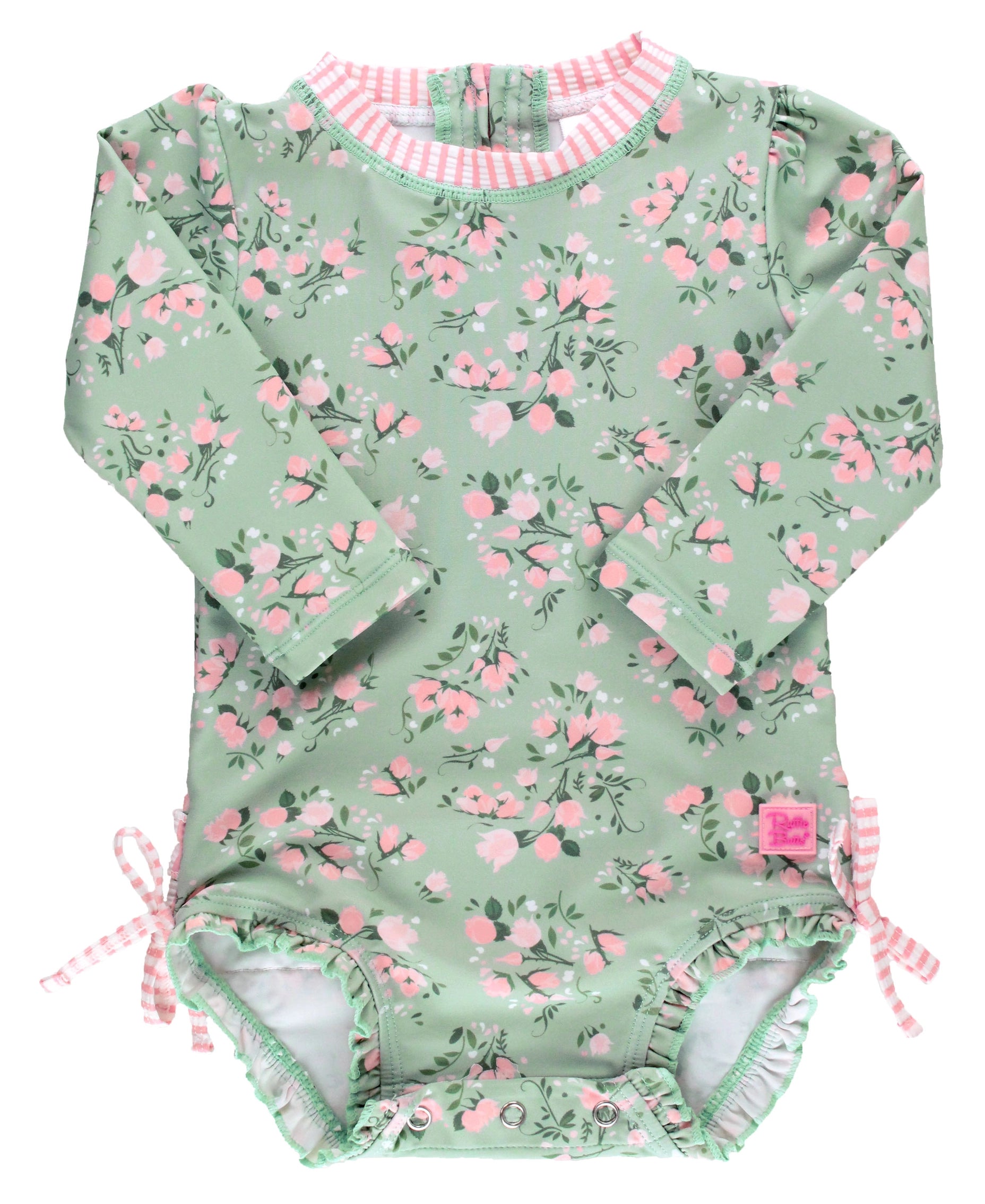 TEA ROSES LONG SLEEVE RASH GUARD