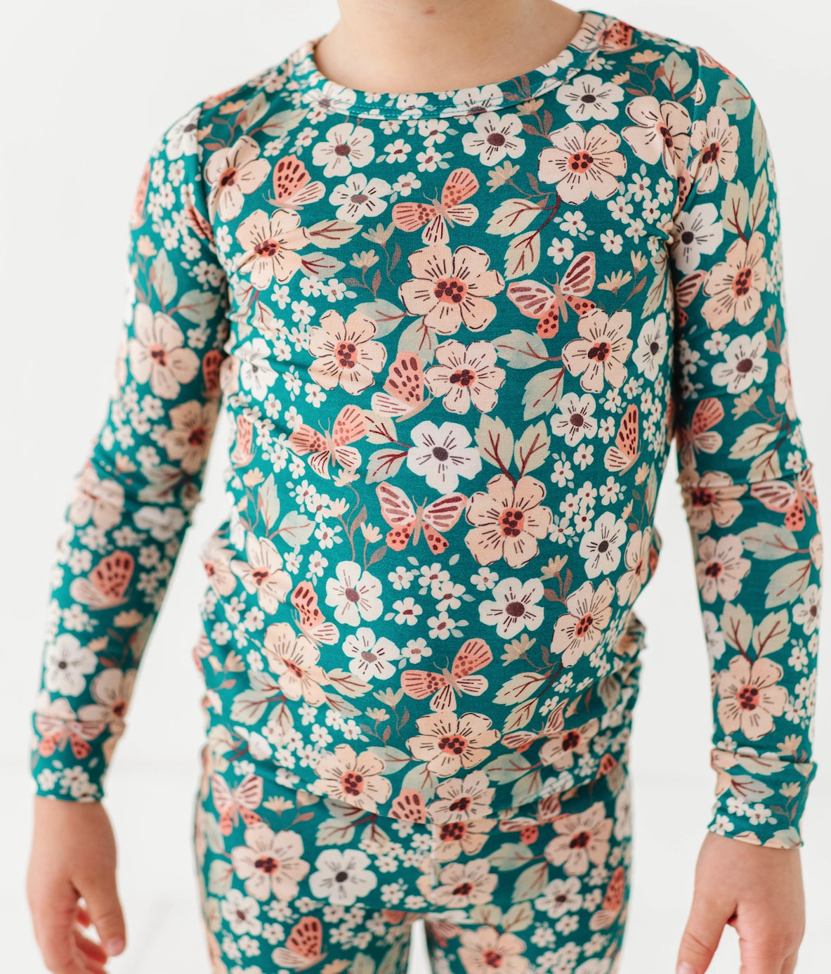 KIDS BAMBOO PAJAMAS - JUNIPER