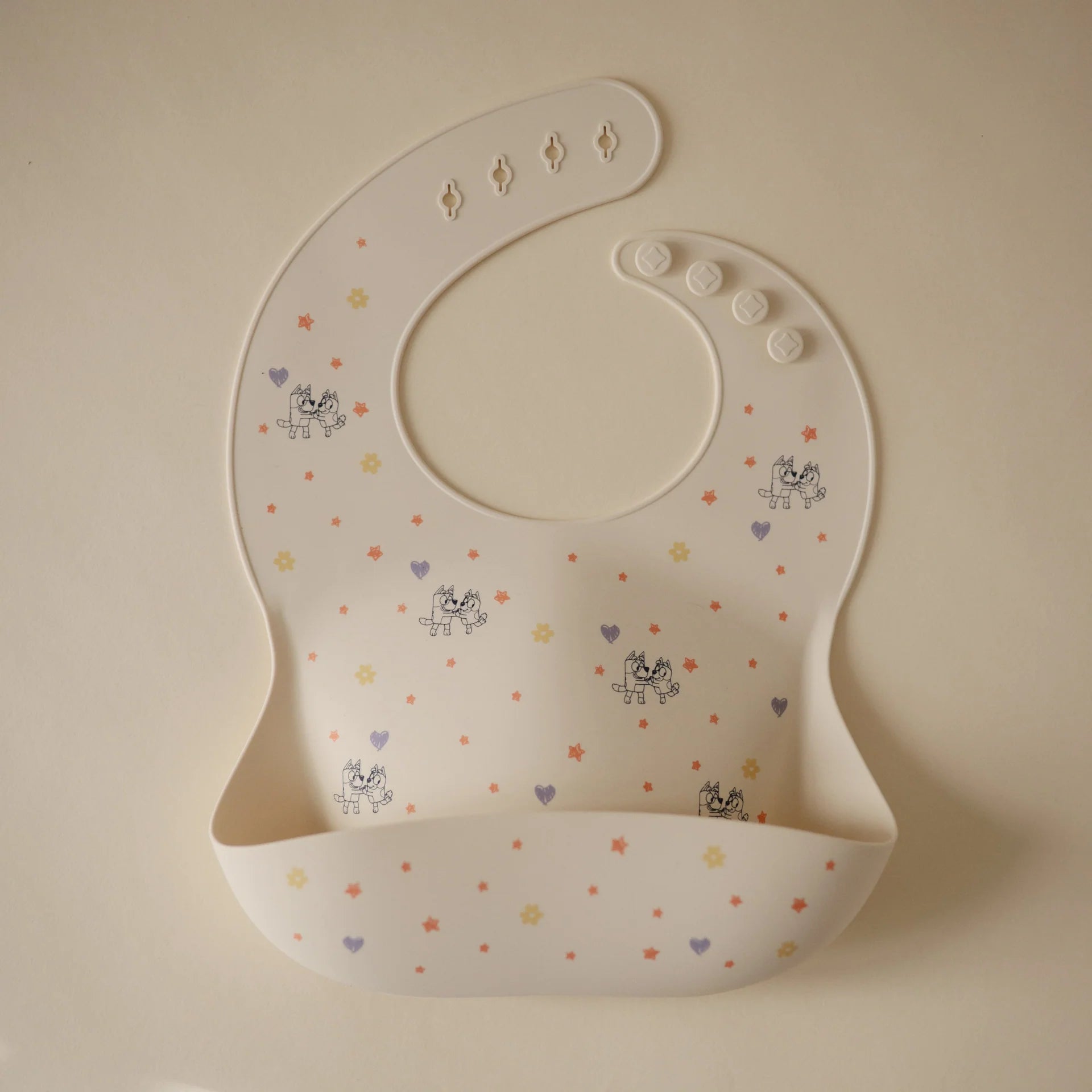 BLUEY X MUSHIE SILICONE BABY BIB