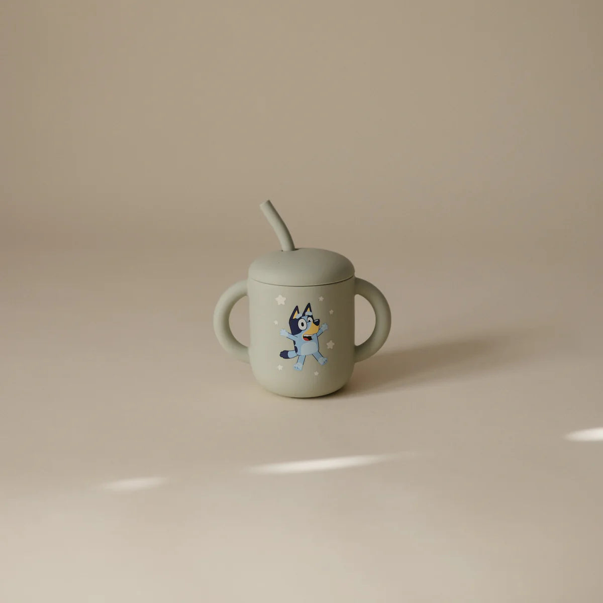 BLUEY X MUSHIE SILICONE TRAINING CUP + STRAW
