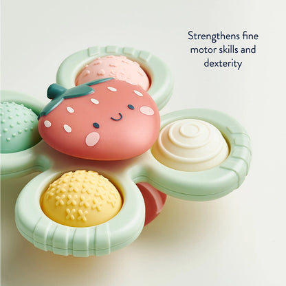 STRAWBERRY - POP &amp; WHIRL, BATH + TRAVEL TOY