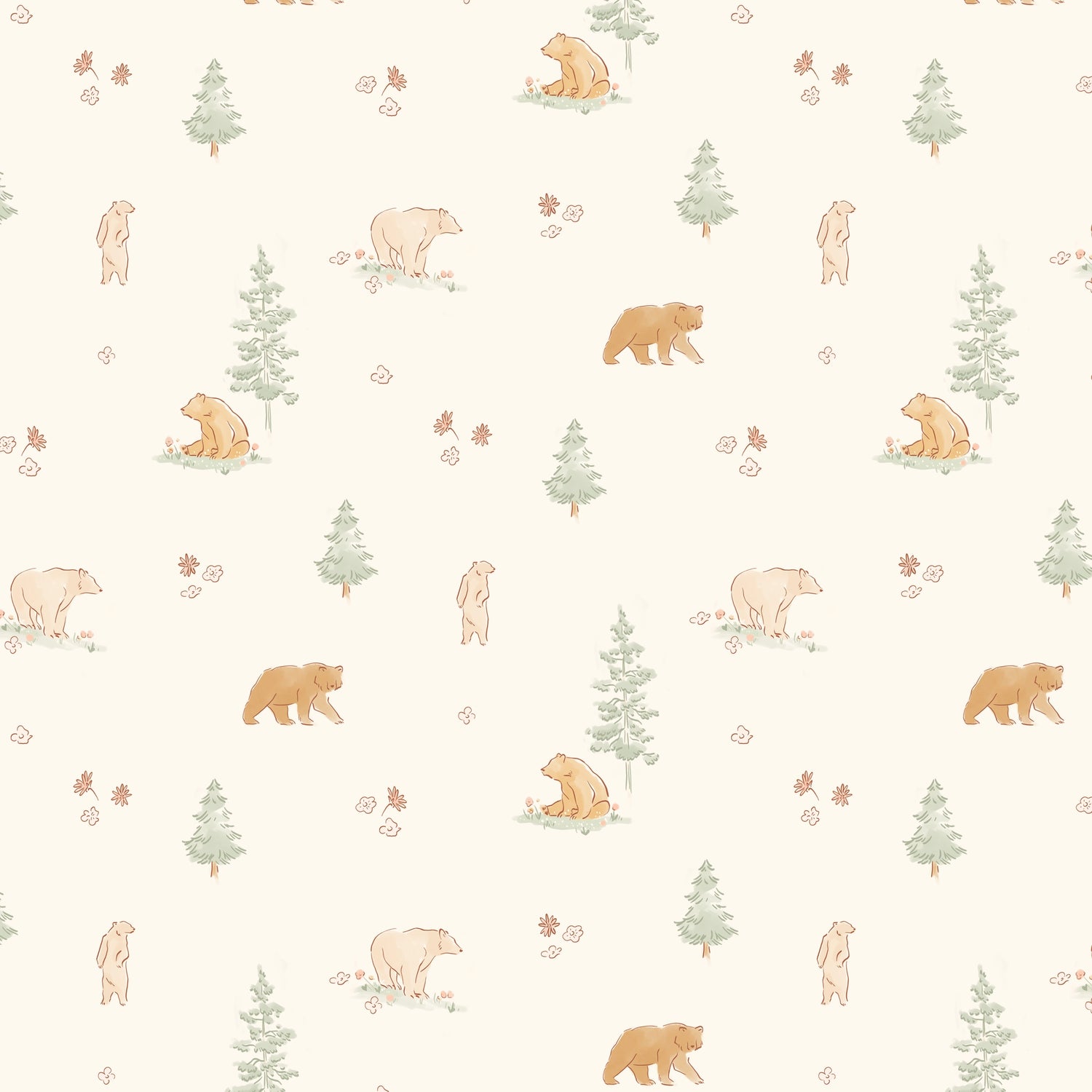 SPRING BEAR BAMBOO ONE PIECE