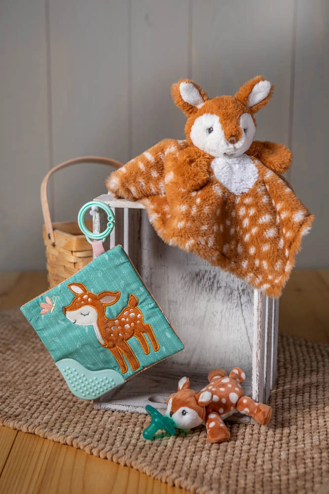 AMBER FAWN CRINKLE TEETHER
