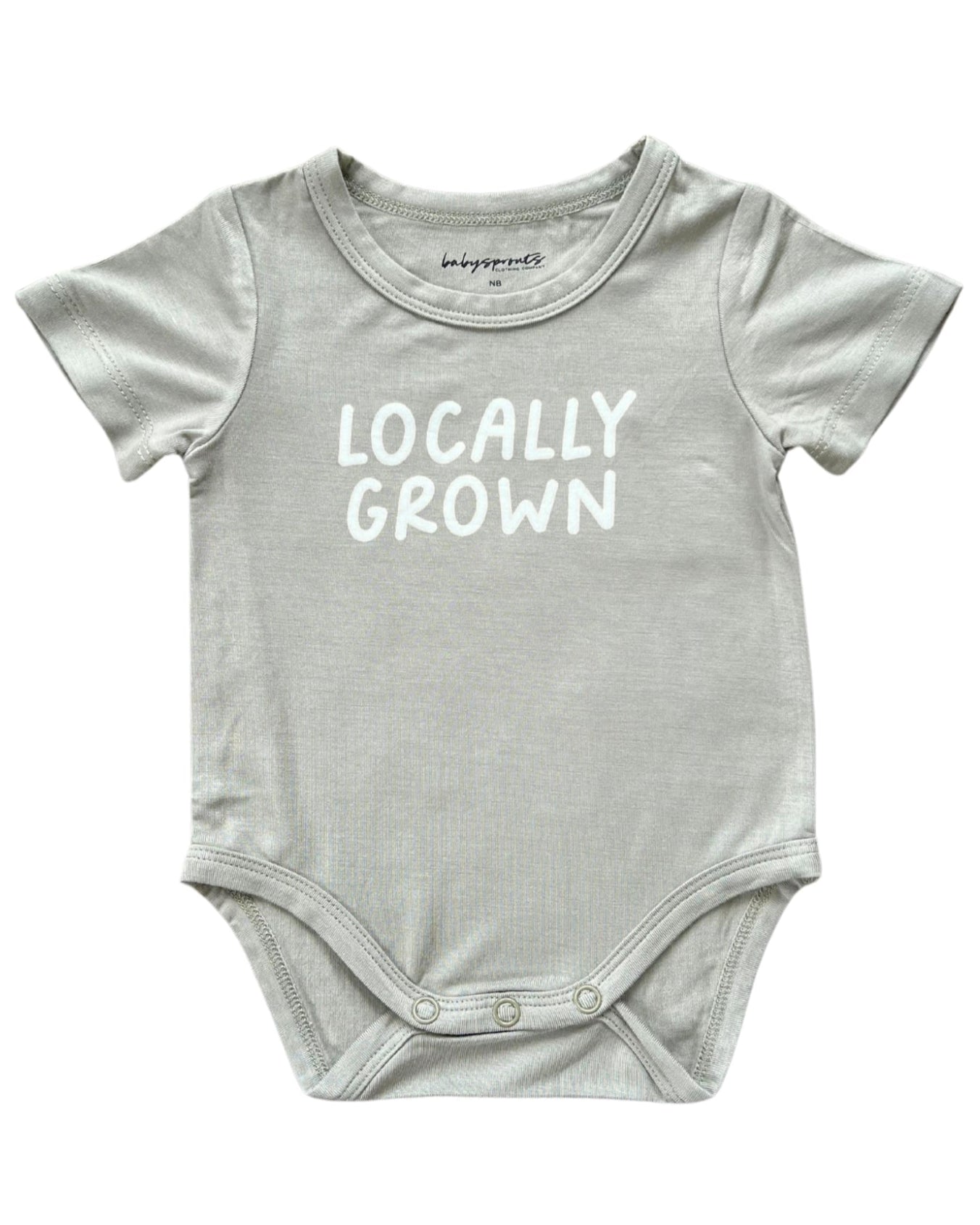 SHORT SLEEVE BODYSUIT - LOCALLY GROWN