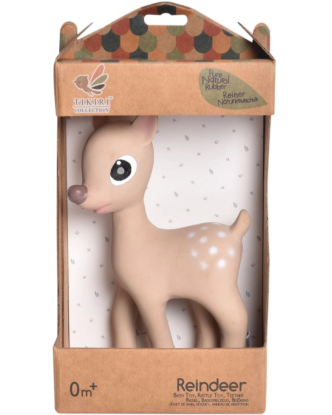 RALPHIE REINDEER RUBBER RATTLE