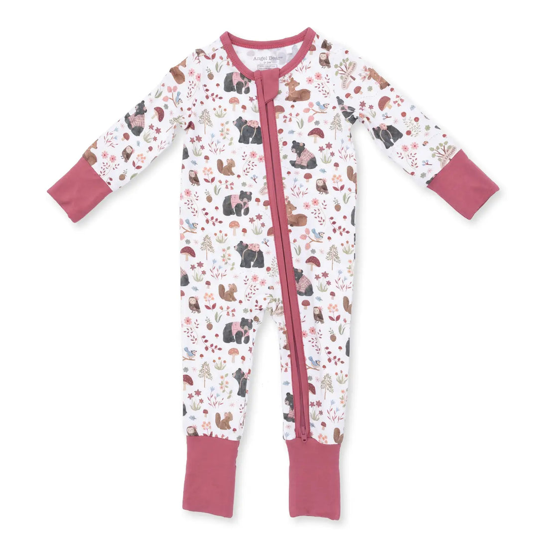 CONVERTIBLE ROMPER - PINK SOUTHERN WOODLAND