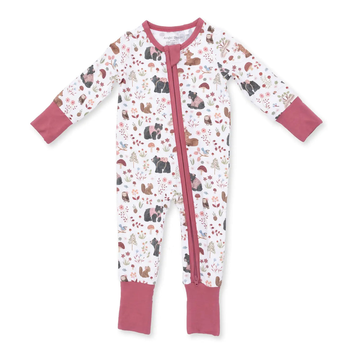 CONVERTIBLE ROMPER - PINK SOUTHERN WOODLAND