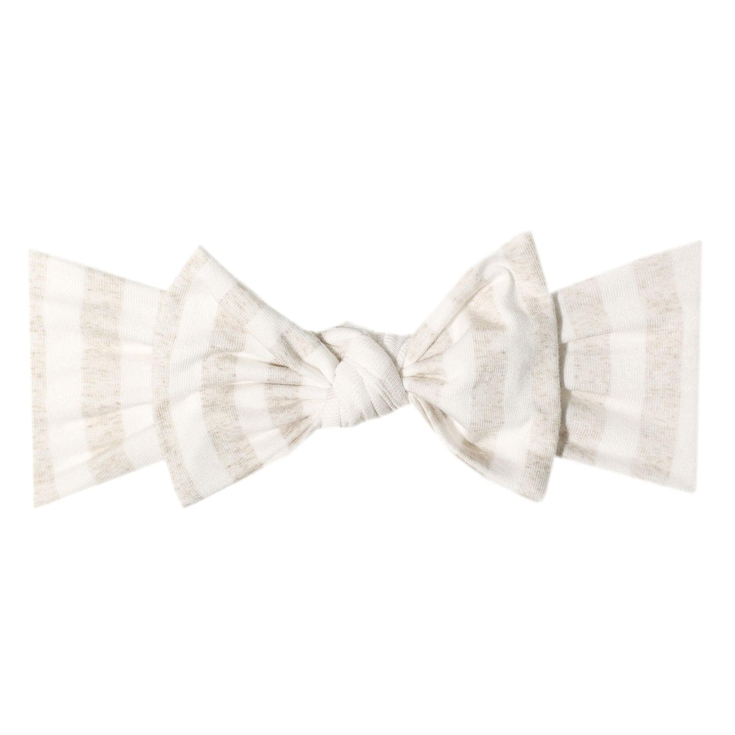 KNIT HEADBAND BOW - COASTAL
