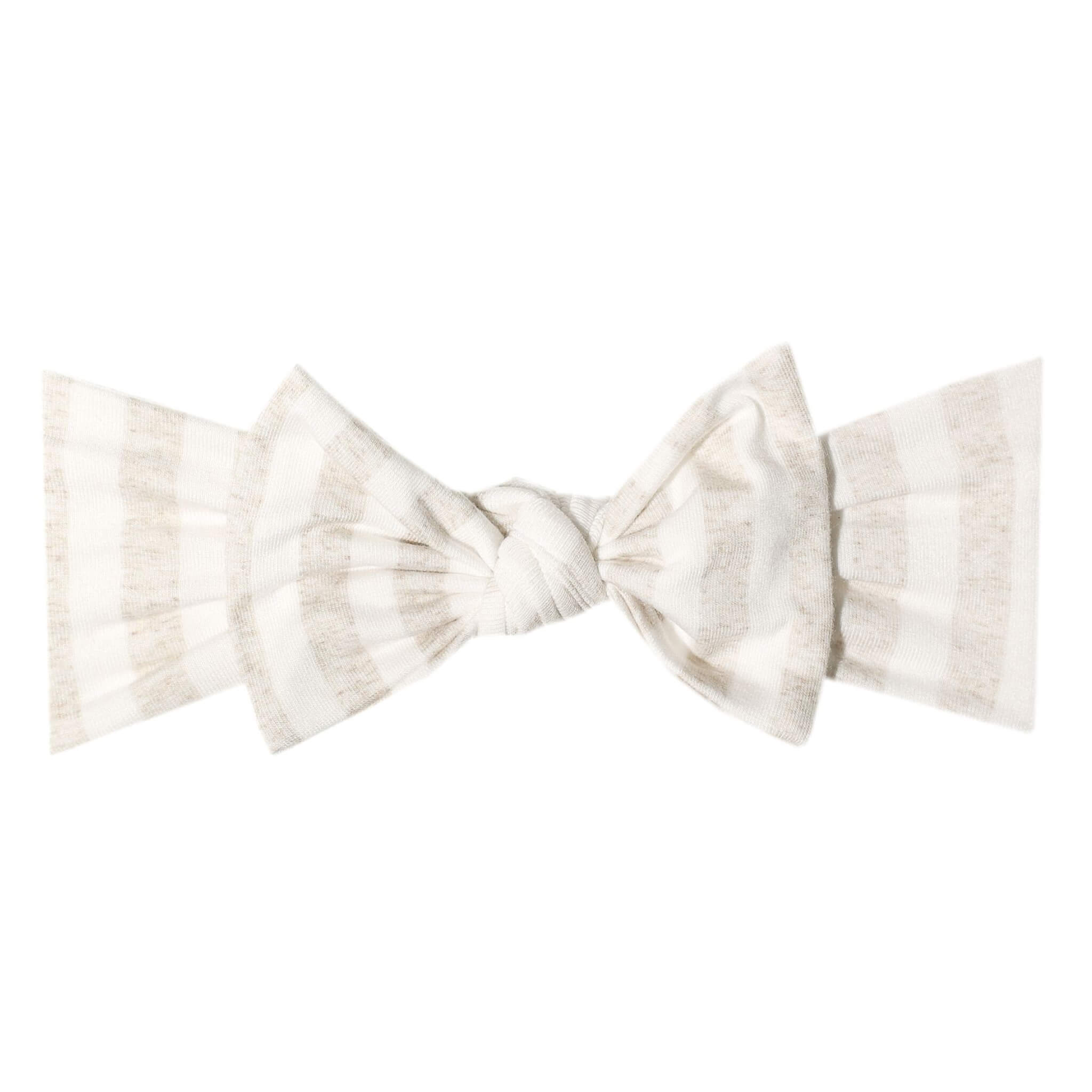 KNIT HEADBAND BOW - COASTAL