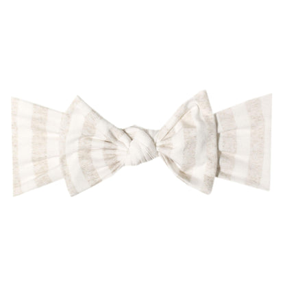 KNIT HEADBAND BOW - COASTAL