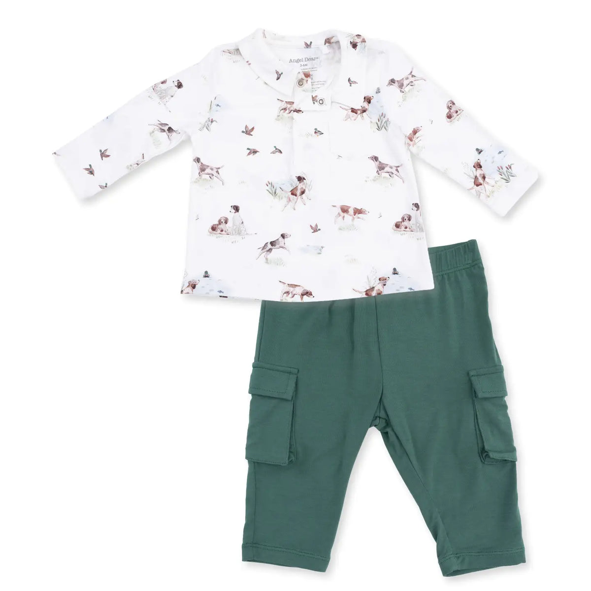 POLO + CARGO PANT SET - POINTER PUPS + DUCK BUDDIES
