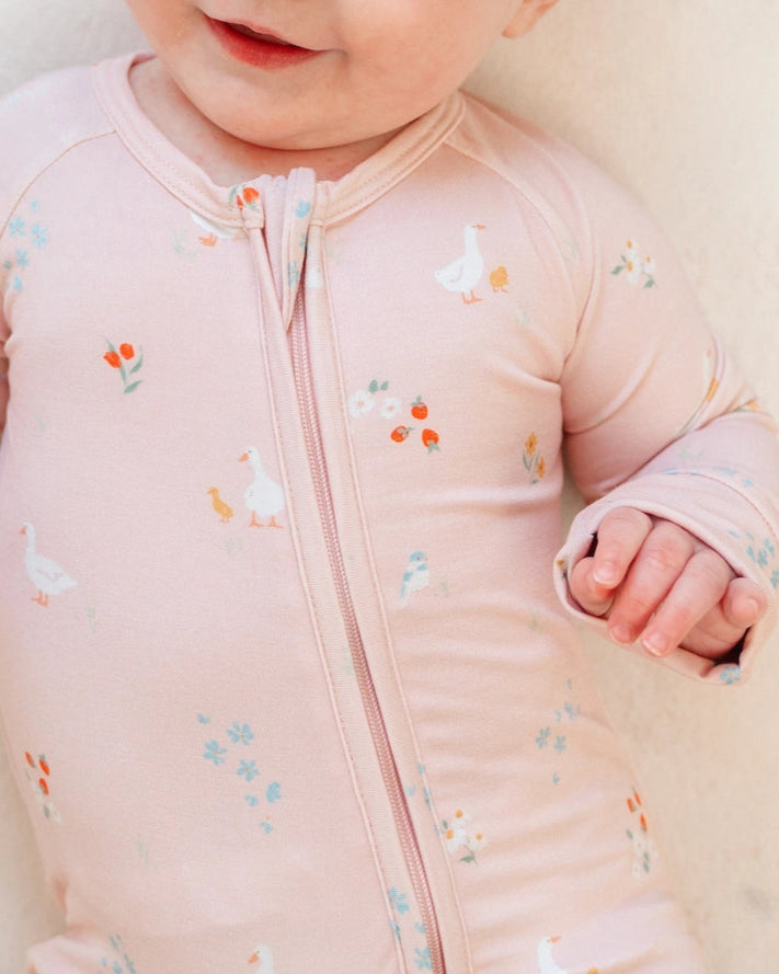 PICNIC PALS ONESIE - BAMBOO COTTON