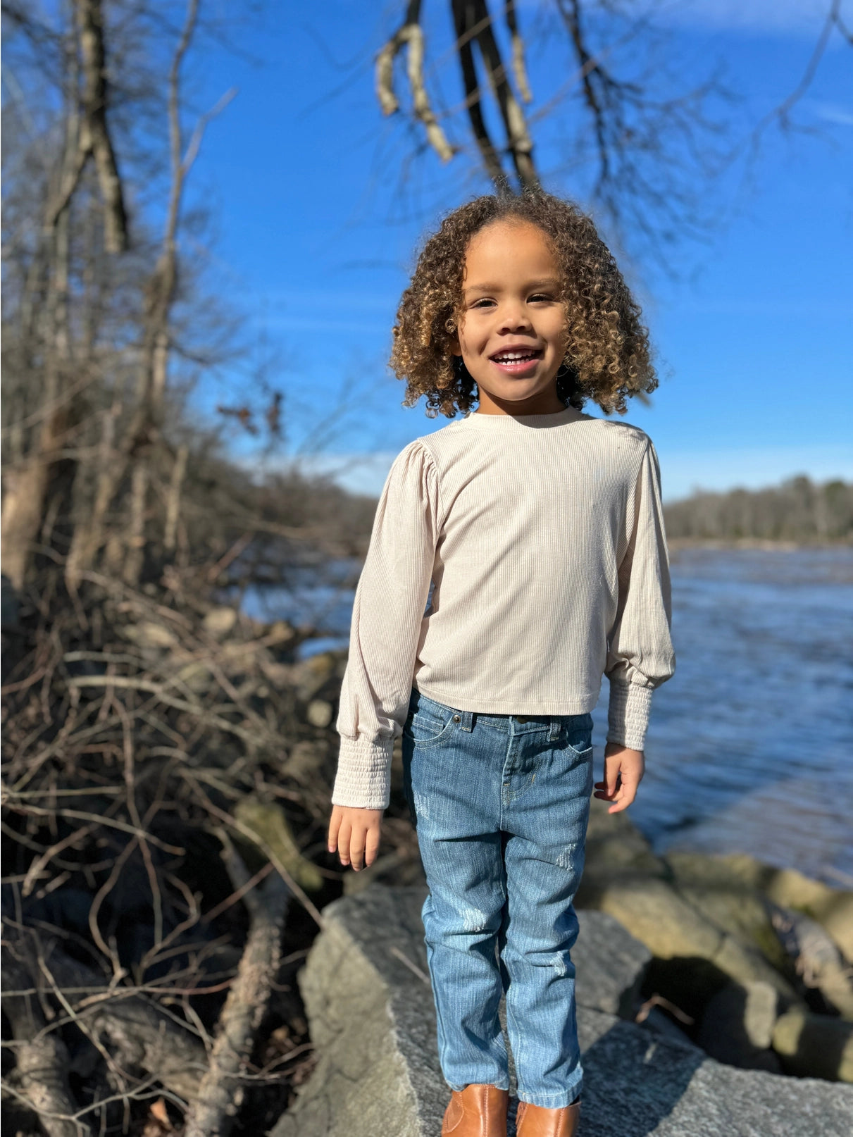 JESSA T-SHIRT - OATMEAL