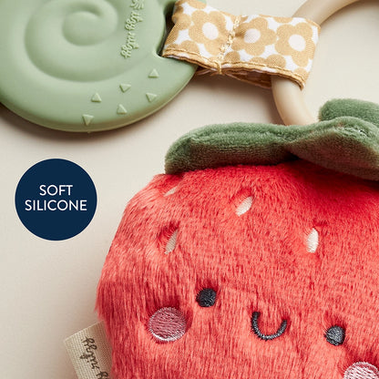 STRAWBERRY - ITZY PAL PLUSH + TEETHER