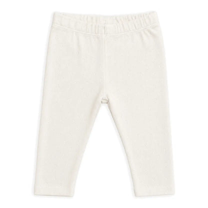 POINTELLE KNIT STRETCH LEGGINGS