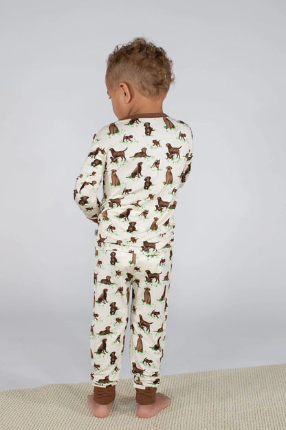 CHOCOLATE LAB PJ SET