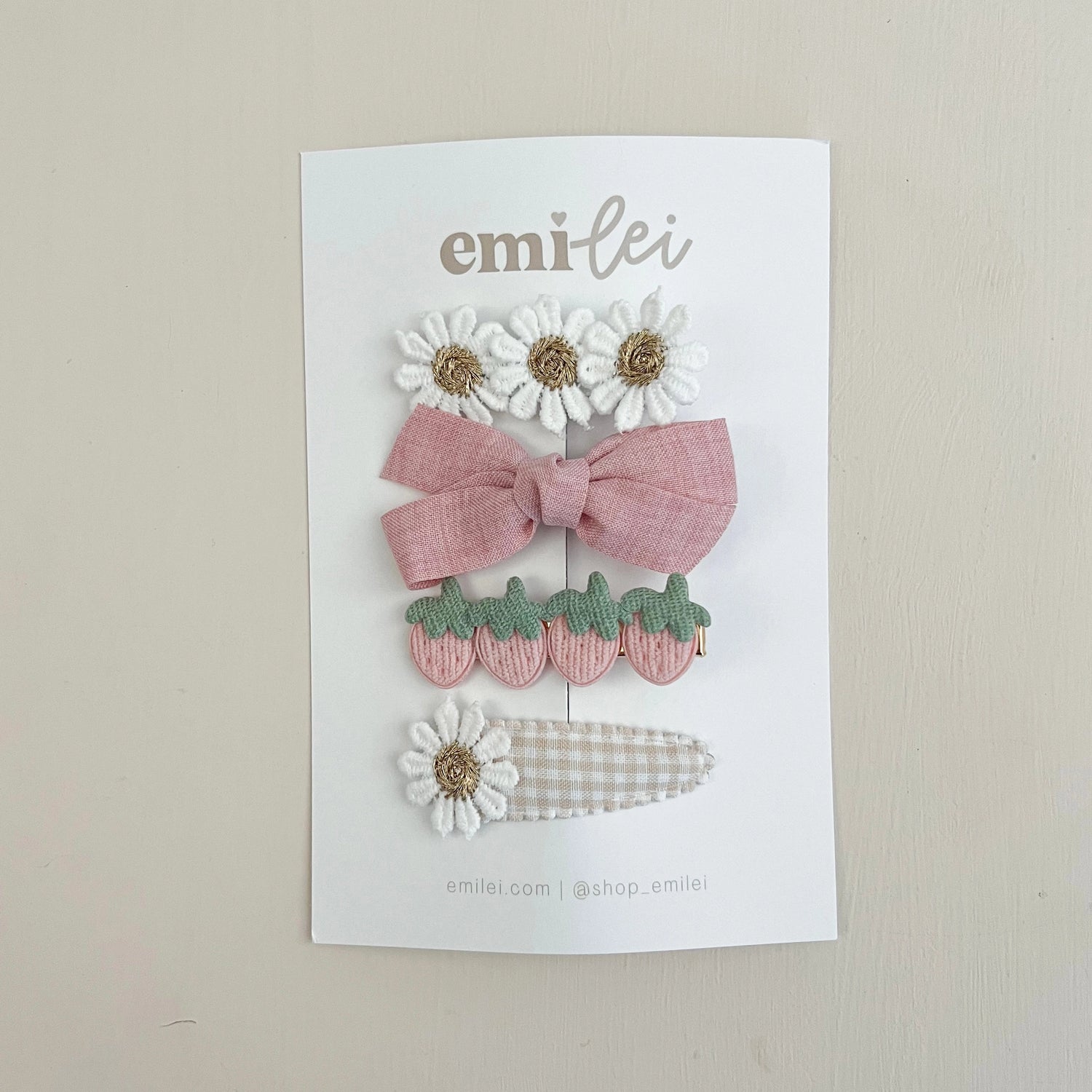 SUMMER FIELDS HAIR CLIP SET
