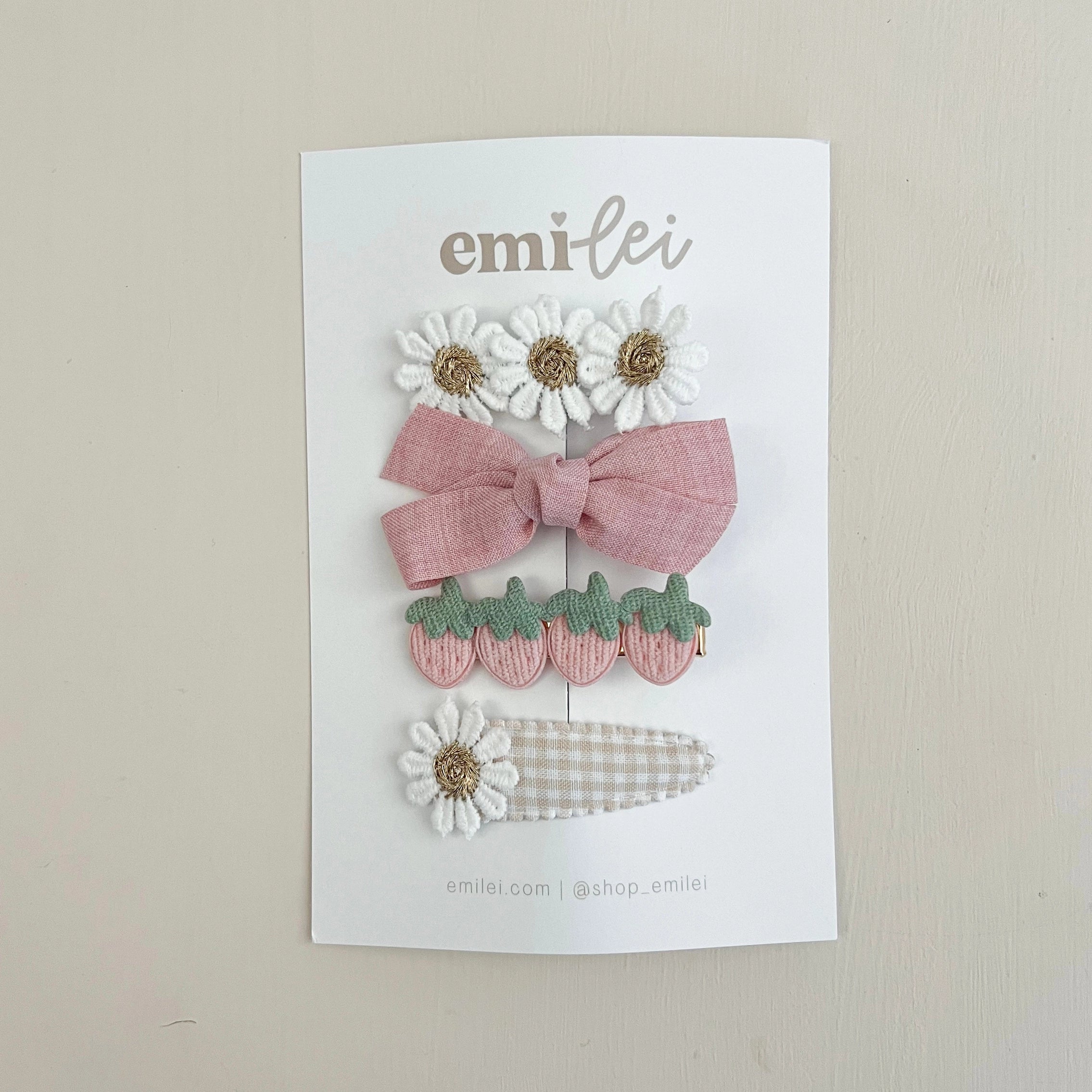 SUMMER FIELDS HAIR CLIP SET