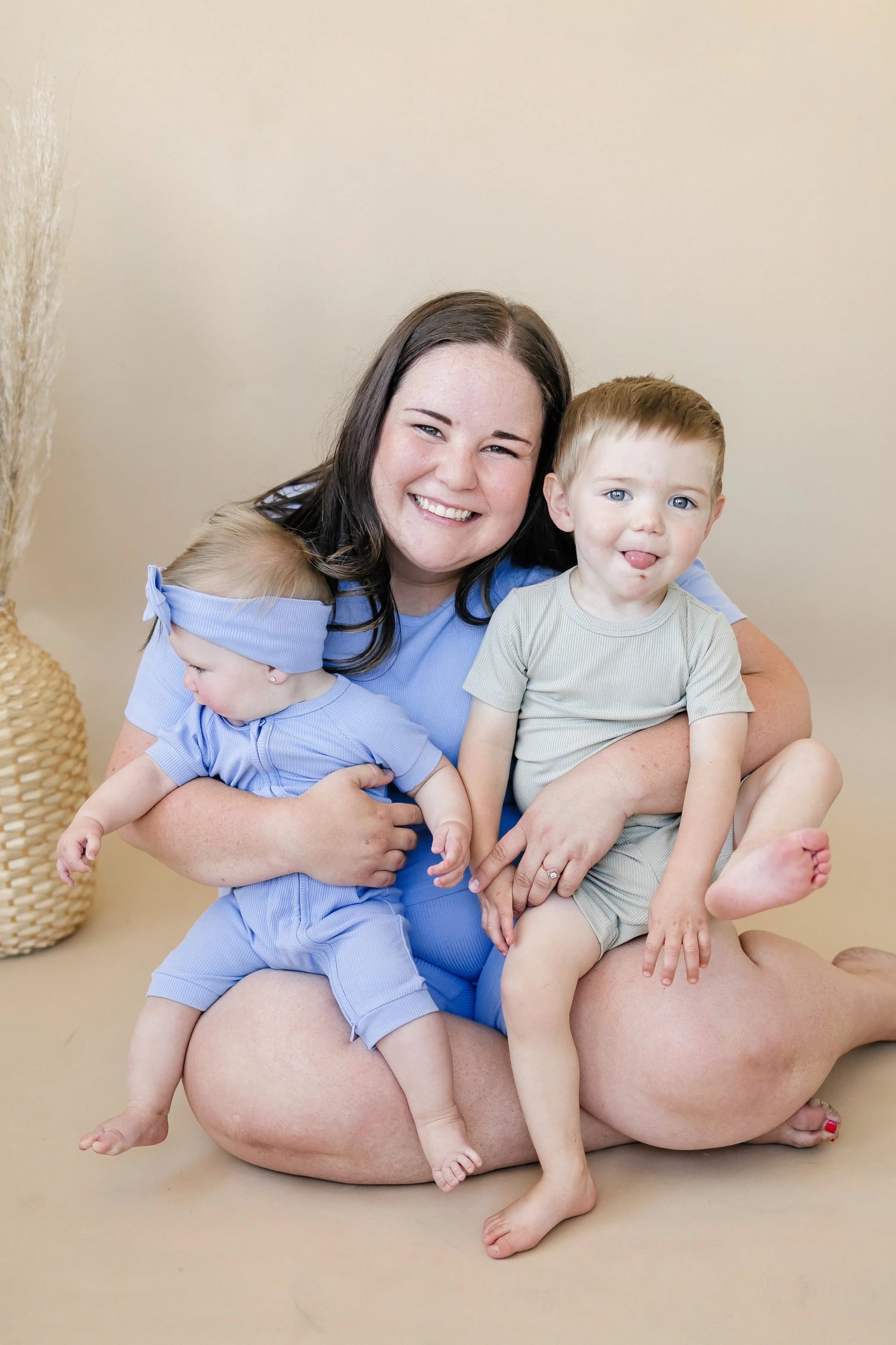 RIBBED BAMBOO PAJAMA SHORTS