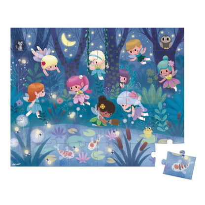 FAIRIES + WATERLILIES PUZZLE - 36 PCS
