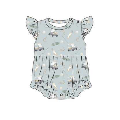 GOLF BAMBOO RUFFLE ROMPER