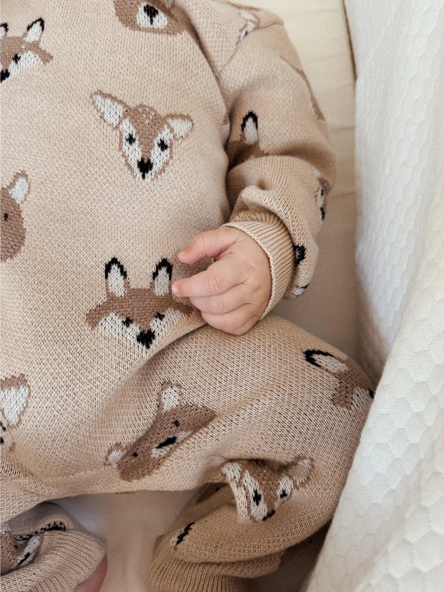 WOODLAND JACQUARD JUMPSUIT