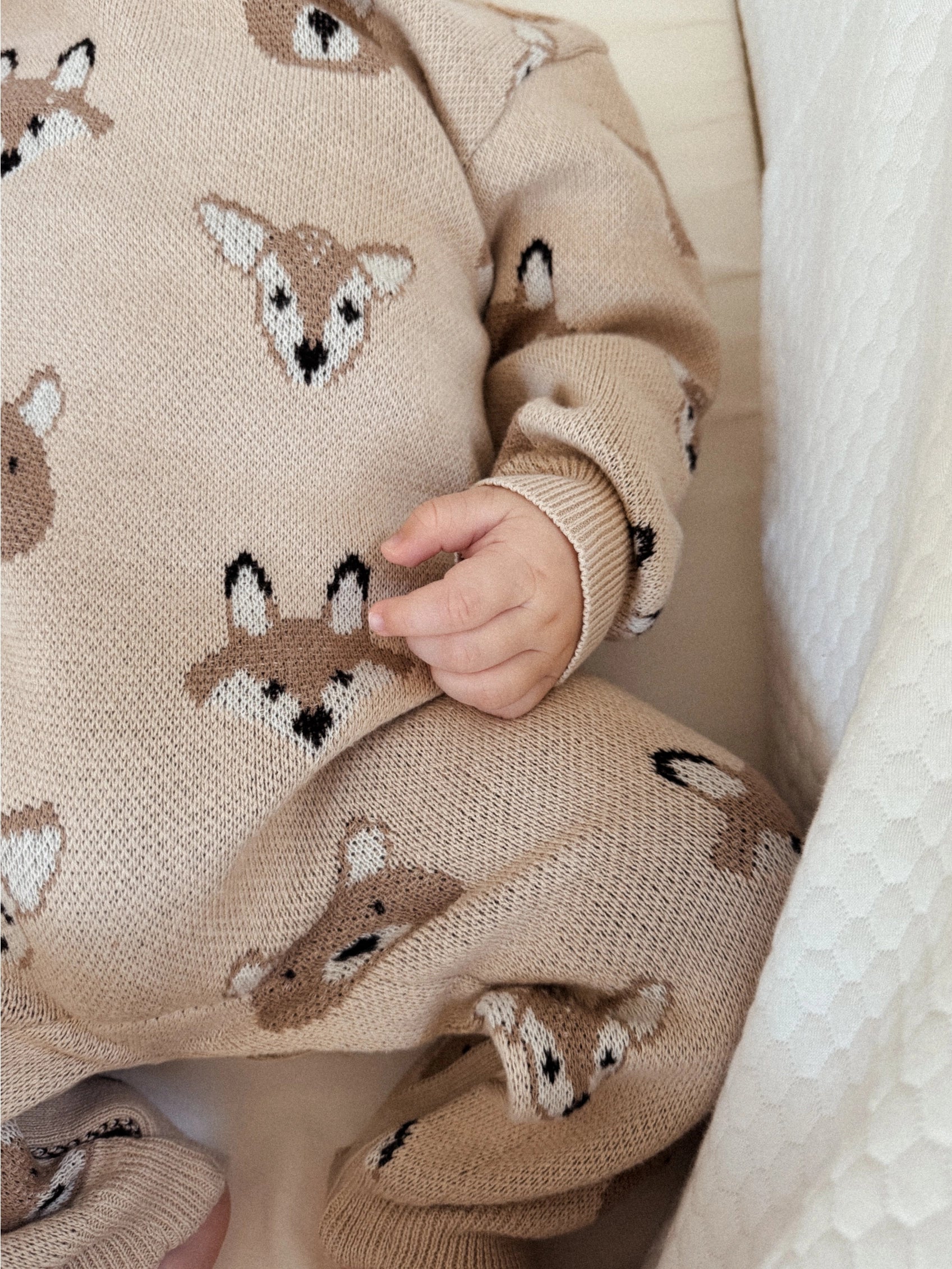 WOODLAND JACQUARD JUMPSUIT