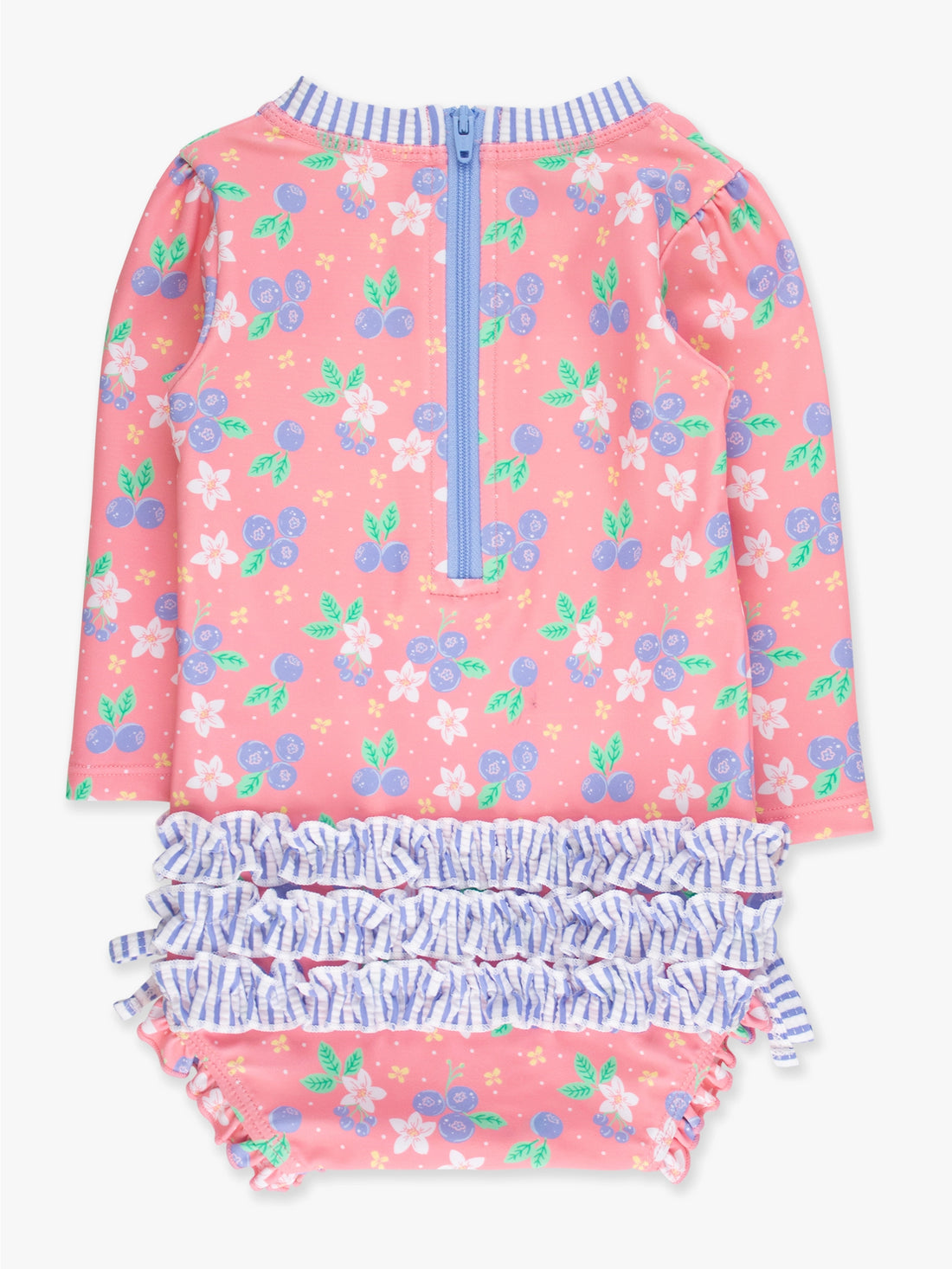 BLUEBERRY BLISS LONG SLEEVE RASH GUARD