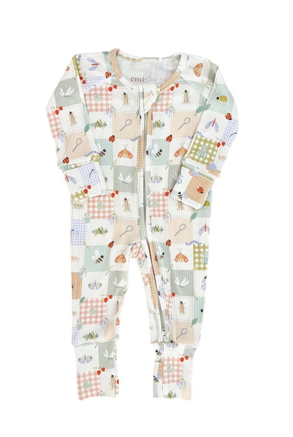 BUGS RIBBED BAMBOO ROMPER