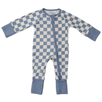 BLUE CHECKERED BAMBOO SLEEPER
