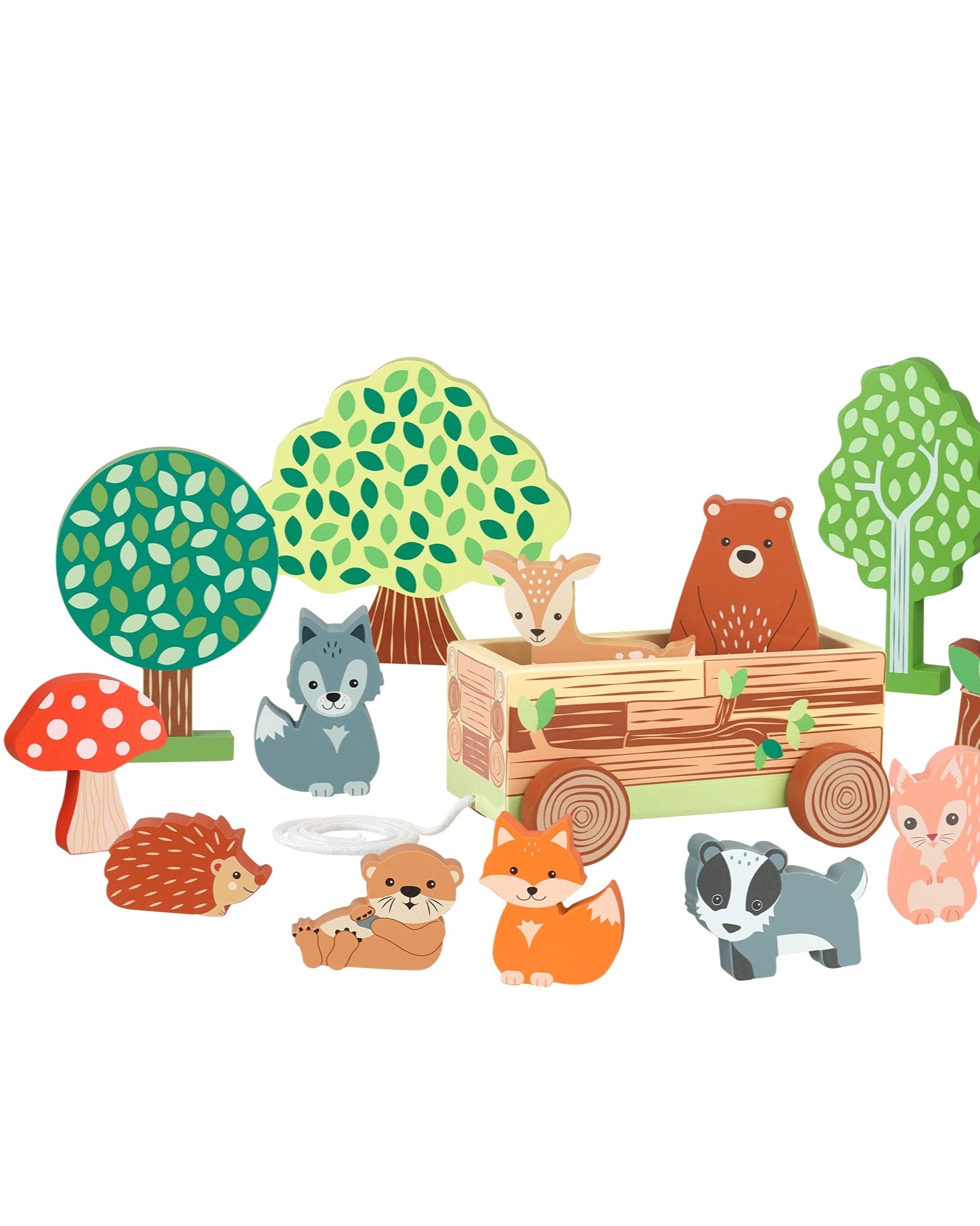 WOODLAND WOODEN PLAY SET