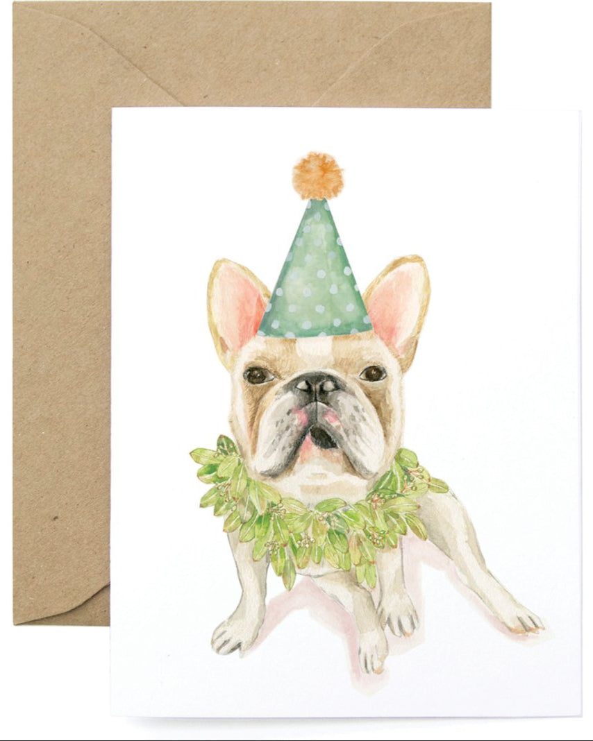 BIRTHDAY BULLDOG - CARD