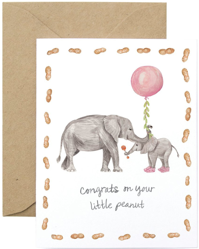 LITTLE PEANUT GIRL - CARD