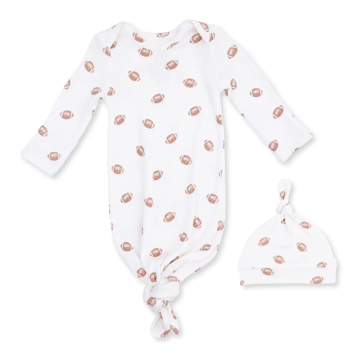 MINI FOOTBALLS - GOWN + KNOTTED HAT