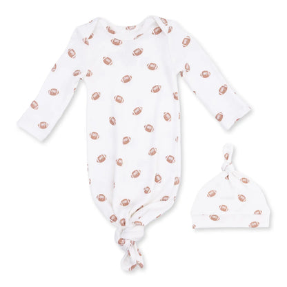 MINI FOOTBALLS - GOWN + KNOTTED HAT