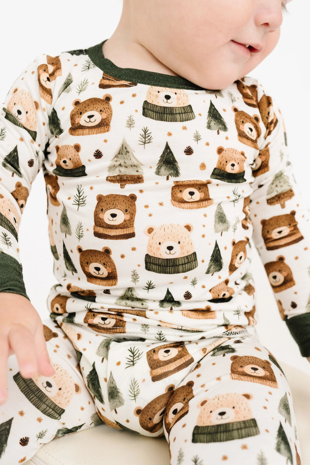 WINTER BEARS BAMBOO SET