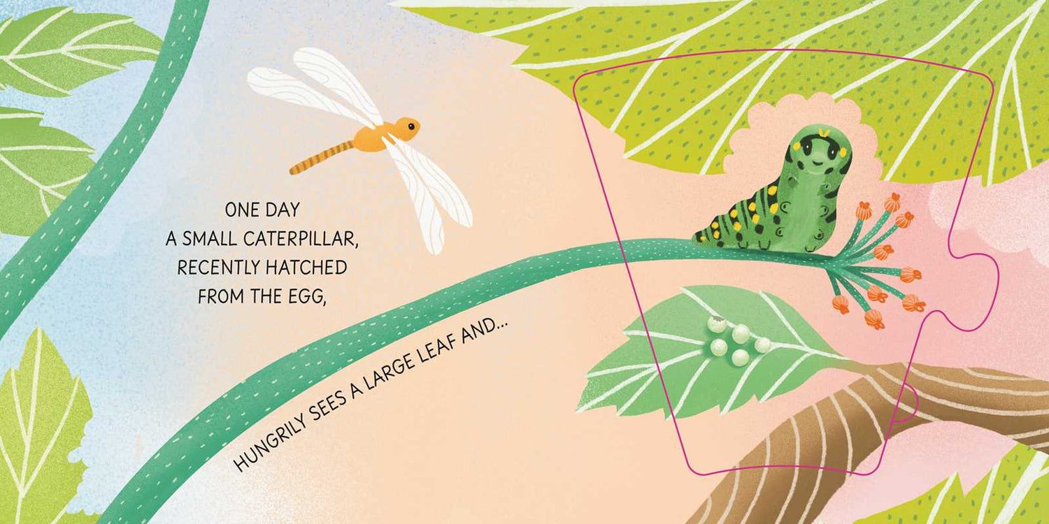 BECOMING A BUTTERFLY - GROW-A-PUZZLE BOOK
