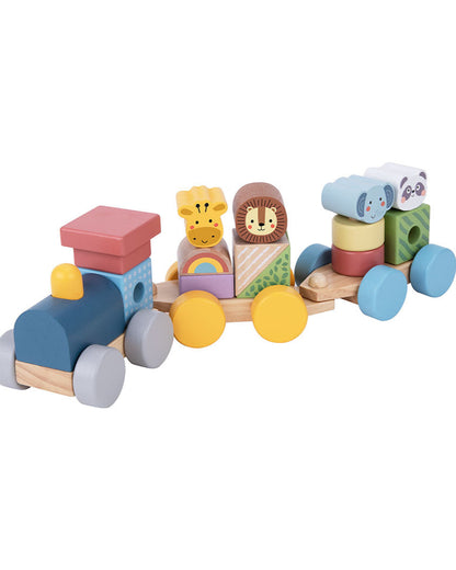 WOODEN AMIMAL TRAIN