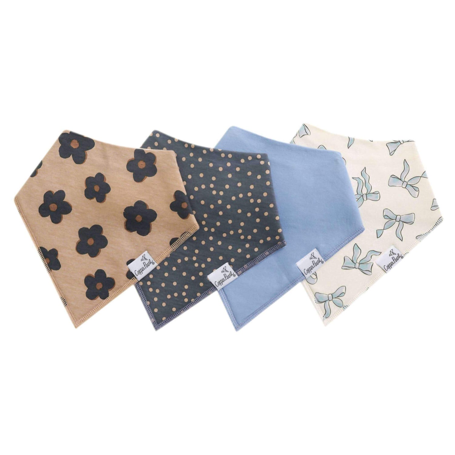 BABY BANDANA BIBS - GEMMA IN TAN