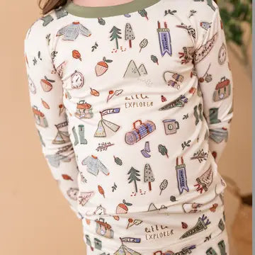 LITTLE EXPLORER BAMBOO PJ SET