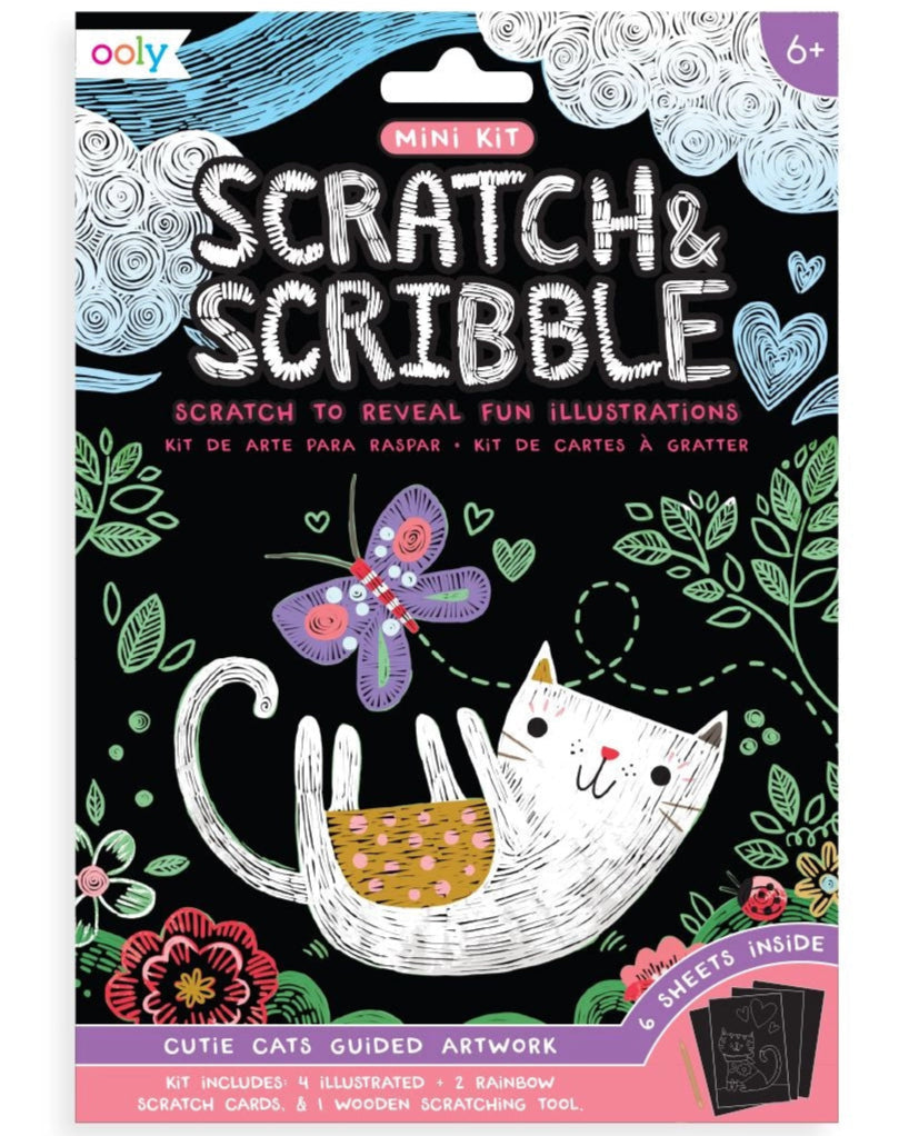 SCRATCH + SCRIBBLE ART SET