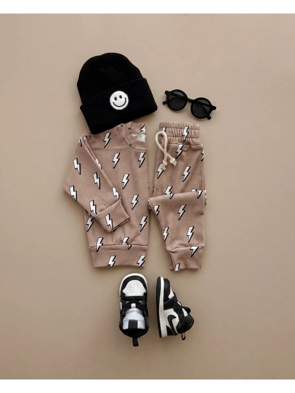 ELECTRIC BEIGE JOGGER SET